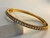 PULSEIRA DOURADA COM CRISTAIS
