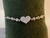 PULSEIRA PRATA COM CORAÇÃO CRAVEJADO - L’Lexia Acessórios Femininos