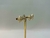 BRINCO LAÇO DOURADO CRAVEJADO