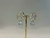 BRINCO FLOR CRAVEJADA COM GOTA ZIRCONIA