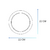 PLAFON DE LED 18W LED - EMBUTIR - loja online