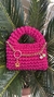 Bolsinha infantil com chaveiro e acessórios - Crochet Dannys