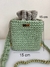 Bolsa saco quadrada - Crochet Dannys