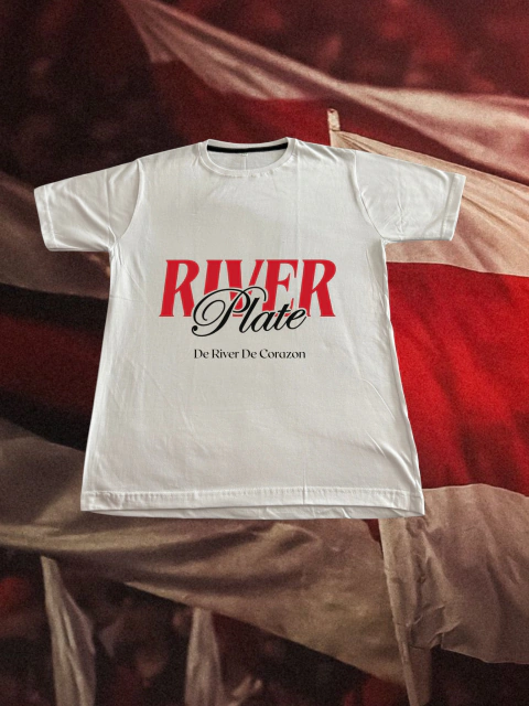 Remera River de Corazon
