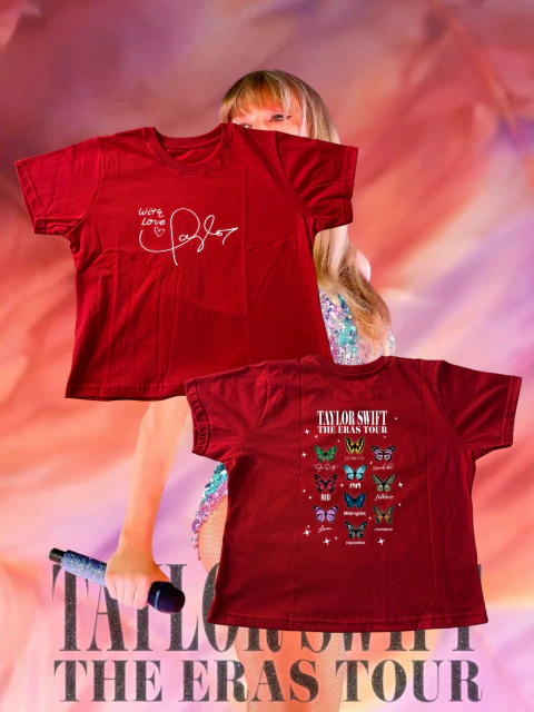 Remera Baby tee Taylor Swift