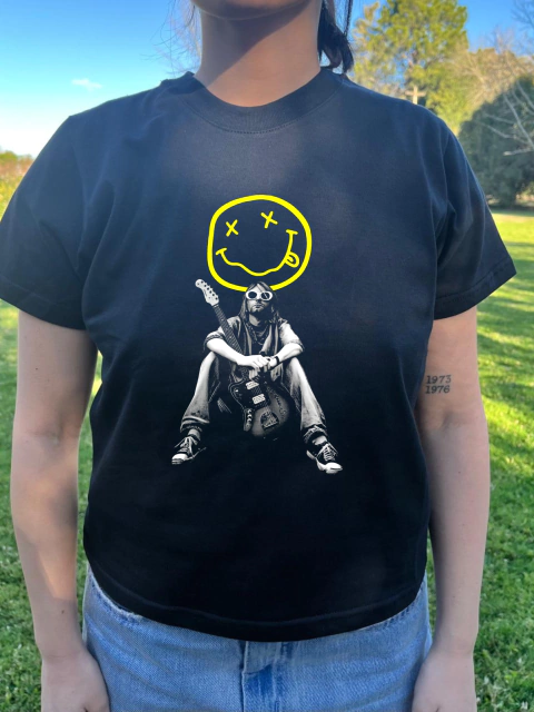 Remera Baby tee Nirvana