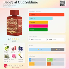 Bade'e Al Oud Sublime Lattafa 100ml Eau de Parfum - comprar online