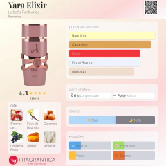 Yara Elixir Lattafa 100ml Eau de Parfum - comprar online