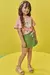 Conjunto de Blusa Estampada Coala com Shorts Saia Infanti