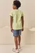 Conjunto Camiseta Verde e Bermuda em Moletom Linho Lucboo na internet