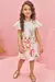 Vestido Delicado Estampado Branco Infanti