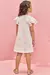 Vestido Delicado Estampado Branco Infanti - comprar online