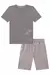 Conjunto Camiseta com Bermuda em Molecotton Listrada Johnny Fox na internet