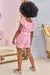 Conjunto de Blusa de Tule de Corações e Saia Transpassada com Laço Kukiê na internet