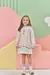 Vestido Manga Longa Linho sem Pelúcia Branco com Estampas Corações - Kukiê