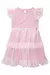 Vestido Princesa em Tule Rosa e Brilhos - Kukiê