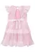 Vestido Princesa em Tule Rosa e Brilhos - Kukiê