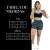 Short Feminino Malha Preto Listrado AJustável com Top - comprar online