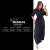 Vestido Evangélico Alfaiataria Preto Longo Com Babado - loja online