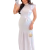Vestido Evangélico Alfaiataria Branco Longo com Manga Curta na internet