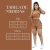 Short Feminino Malha Marrom Listrado AJustável com Top na internet