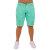 Bermuda Jeans Masculina Destroyed Verde Neon na internet