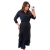 Saia Evangélica de Alfaiataria + Blusa Longa Cor Preta