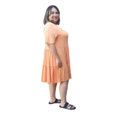 Vestido corto de modal con viscosa - comprar online