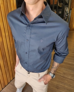 Camisa Travis Azul F