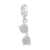 Berloque oculos em prata com zirconia cristal - comprar online