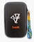 case estojo bag para tabaco, moderno, estiloso com estampa vault77 com estampa do gorbo, estampa de fantasma vermelho
