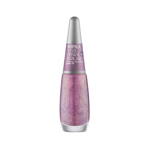 Esmalte Impala Ostente Seu Poder - Glitter 3D (Coleção Viva, Ame e Brilhe) - comprar online