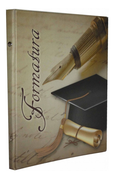 Álbum De Fotos Capa Formatura Marron 80 Fotos 20x25