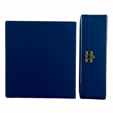 Álbum Maleta Casamento Formatura Azul 100 Fotos 20x25