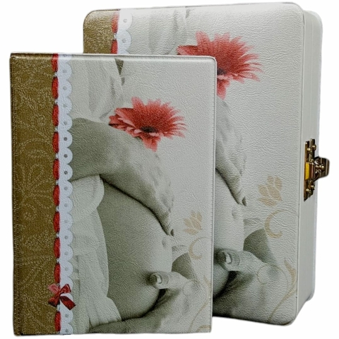 Álbum Maleta Gestante Barriga Para 100 Fotos 10x15