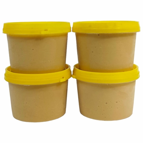 Mel Melado De Cana Batido Mel Doce Geléia 4x400gr Pipoca