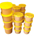 Mel Melado De Cana Batido Mel Doce Geléia 5x400gr Pipoca - loja online
