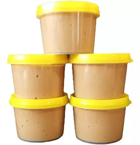 Melado De Cana Batido Doce 5 Potes De 800g