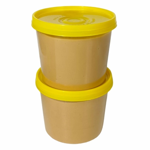 Mel Melado De Cana Batido Doce 1,6Kg - 2 Potes Com 800g Cada