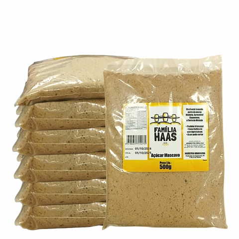 Açúcar Mascavo De Cana Natural Do Campo 500g Saúde 100% Puro