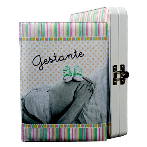 Álbum 100 Fotos 15x21 Maleta Gestante Fotográfia Grávida
