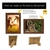Kit com 10 Porta-Retratos 10x15 cm A6 - Moldura Marrom com Vidro - loja online