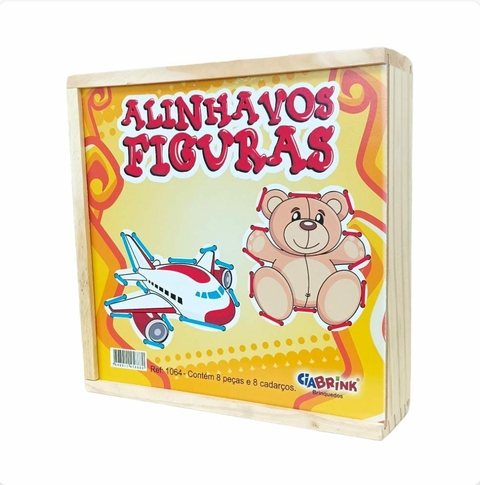 Brinquedo Educativo P/ Coordenação Motora Alinhavos figuras