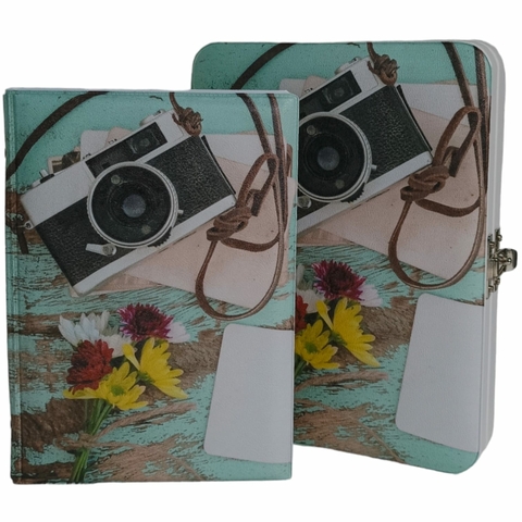 Álbum Maleta Fotográfia Lembranças 100 Fotos 15x21