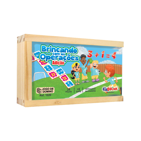 Jogo Dominó Adição Educativo Aprendizado Super Oferta Opção