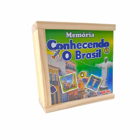 Memória Educativo Conhcendo O Brasil 40 Pç Pontos Turísticos
