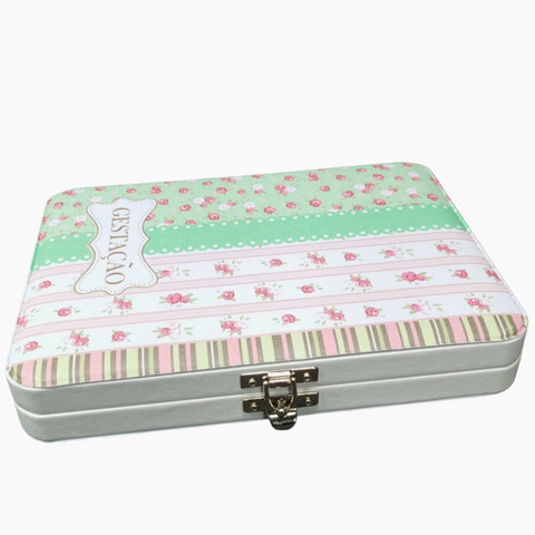 Álbum Fotográfica Maleta Gestante Para 100 Fotos 15x21