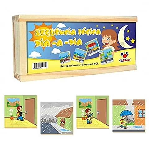 Sequência Lógica Lúdico Dia-A-Dia Jogo Educativo