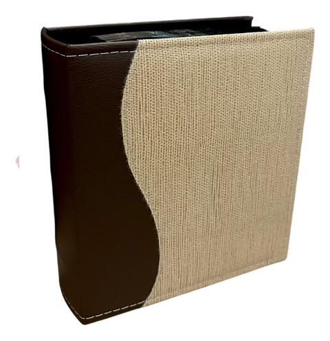 Álbum Fichário 300 Fotos 10x15 Marrom Vintage C/ Memo Ical