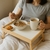Bandeja Servir Mesa Cafe Da Manha Na Cama Dobrável 27x37cm